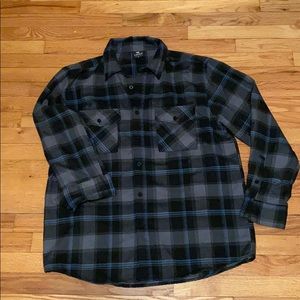 YAGO Men’s Flannel Button Down